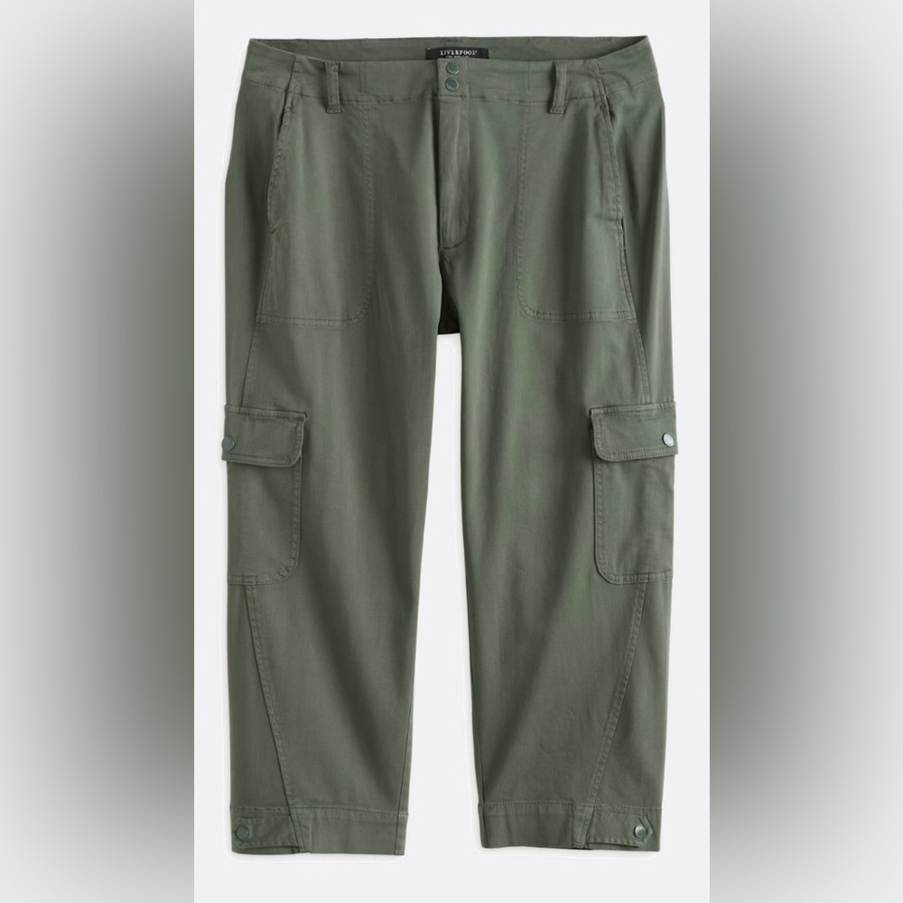 Liverpool Utility Cargo Crop Pant NWOT